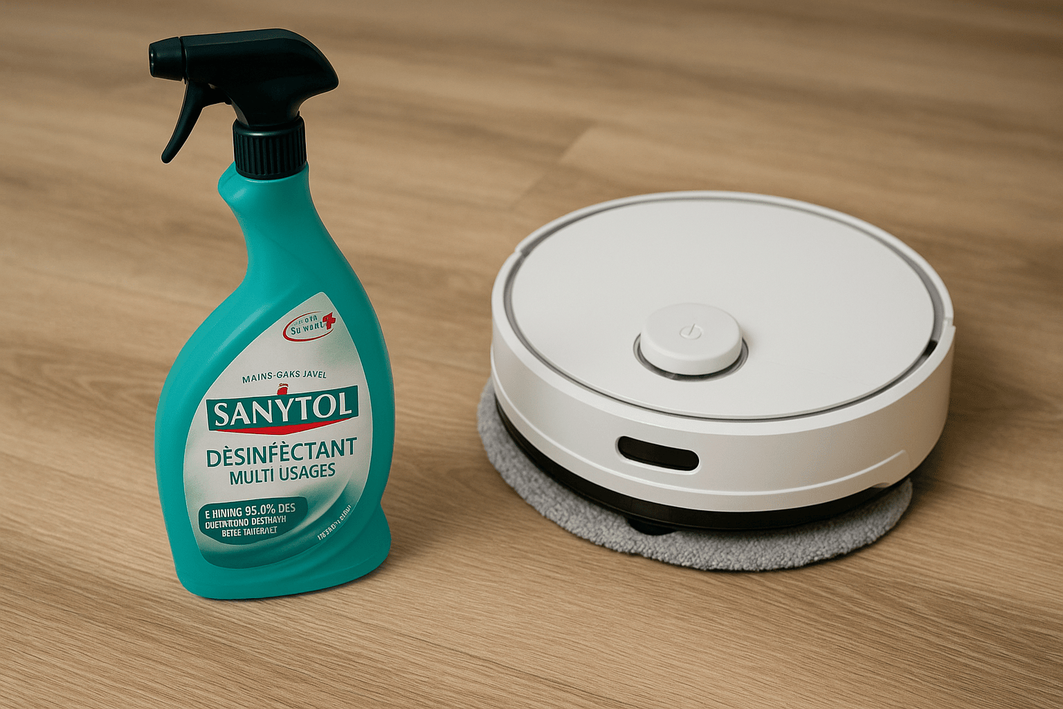 peut on mettre du sanytol dans un robot laveur