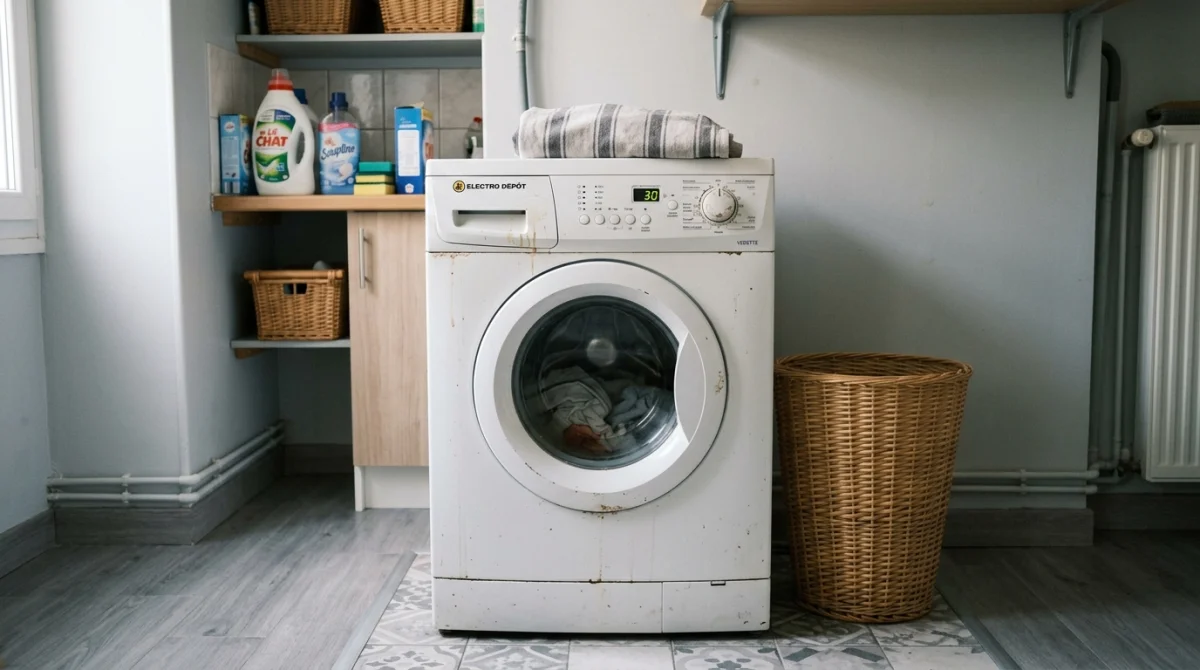 Machine à laver Valberg Electro Dépôt, usure légère, buanderie moderne