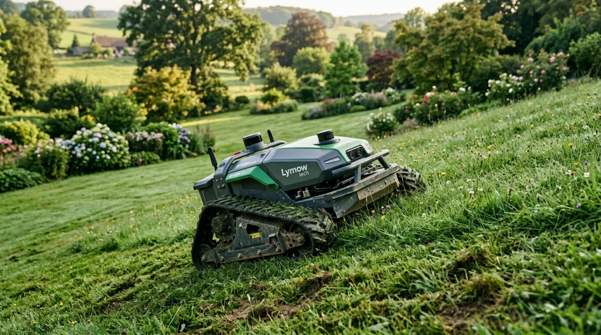 Lymow tech avis sur le robot tondeuse à chenilles