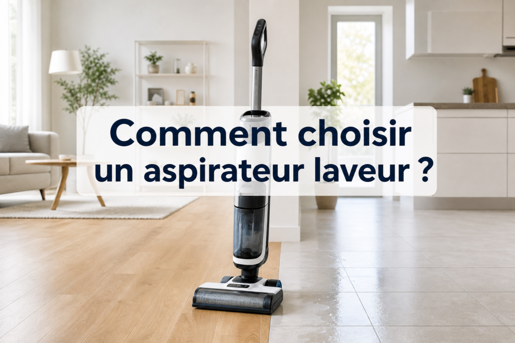 Aspirateur laveur adapté pour intérieur